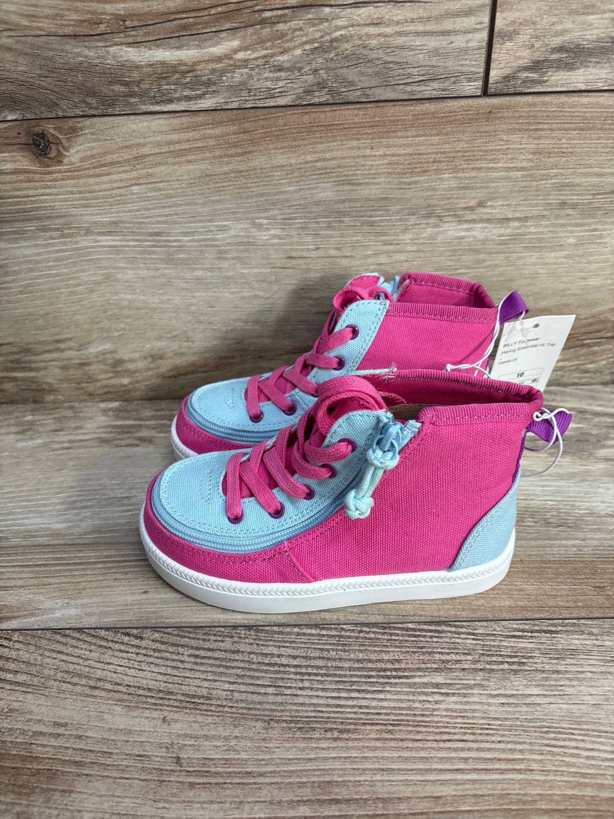 NEW BILLY Haring Pink Sneakers sz 10c - Me n Mommy To Be