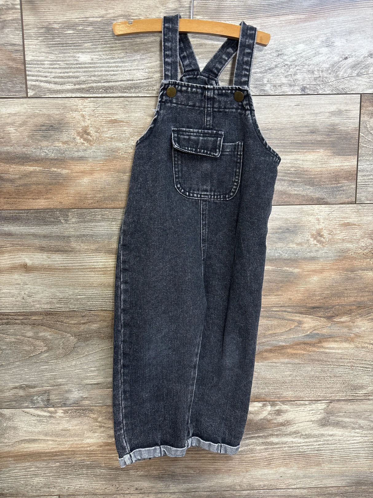 Shein Denim Overalls Black sz 2-3T
