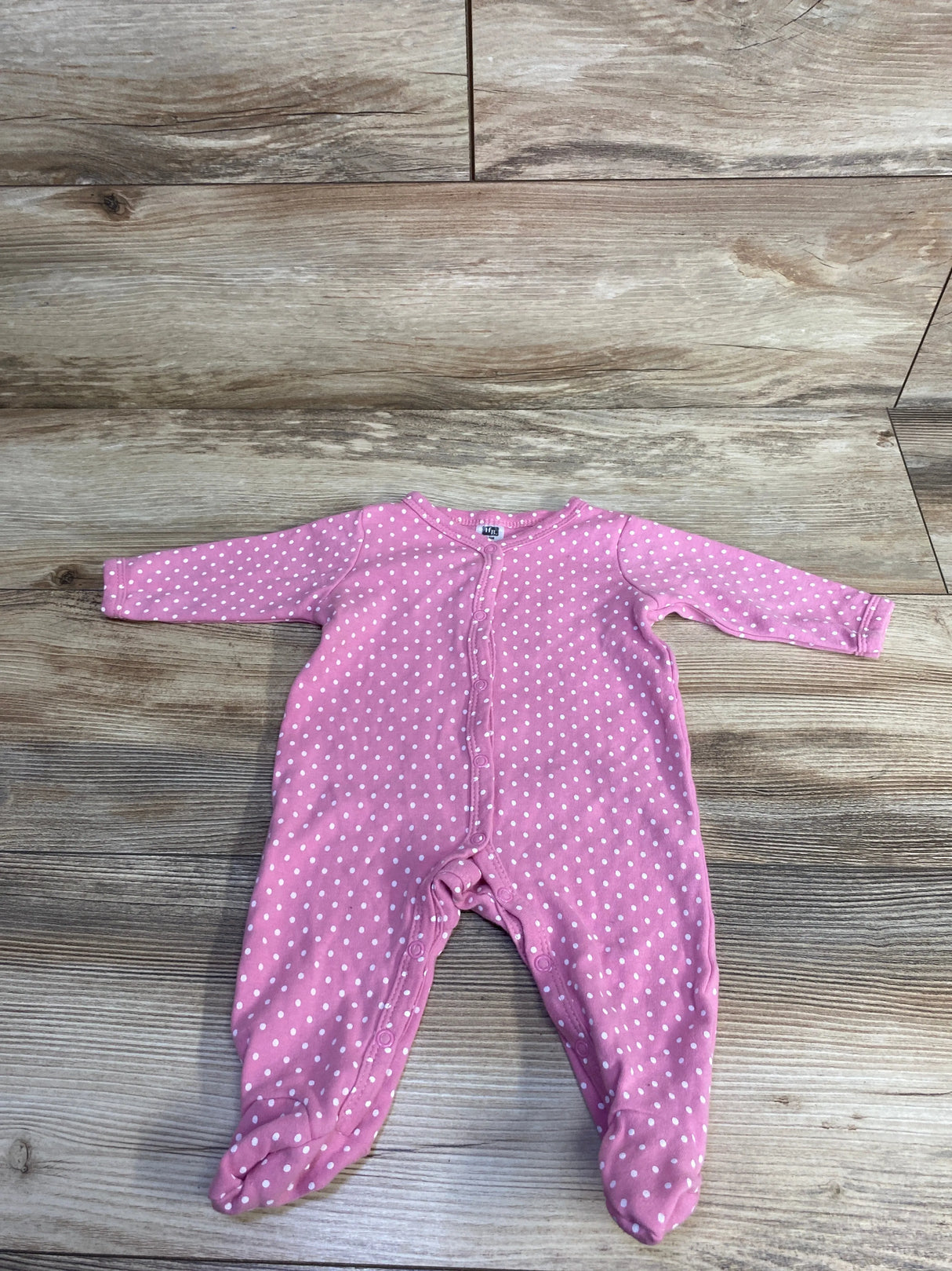 Hudson Baby Polka Dot Coverall Pink sz 0-3m