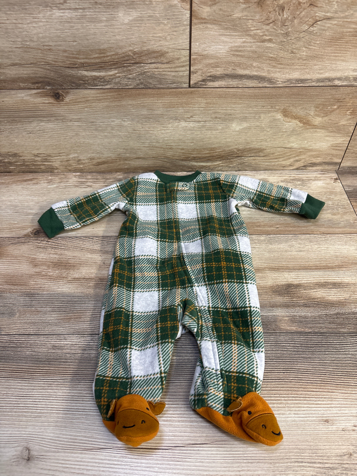 Carter's Blanket Sleeper Green sz 3m