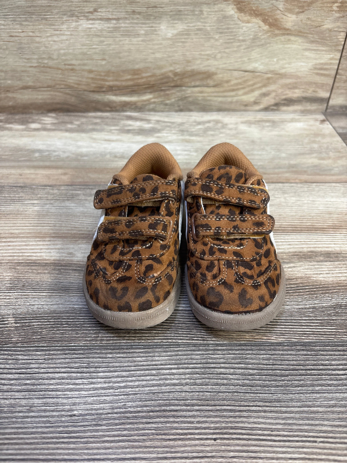 Cat & Jack Dakota Retro Court Sneakers Brown sz 7c
