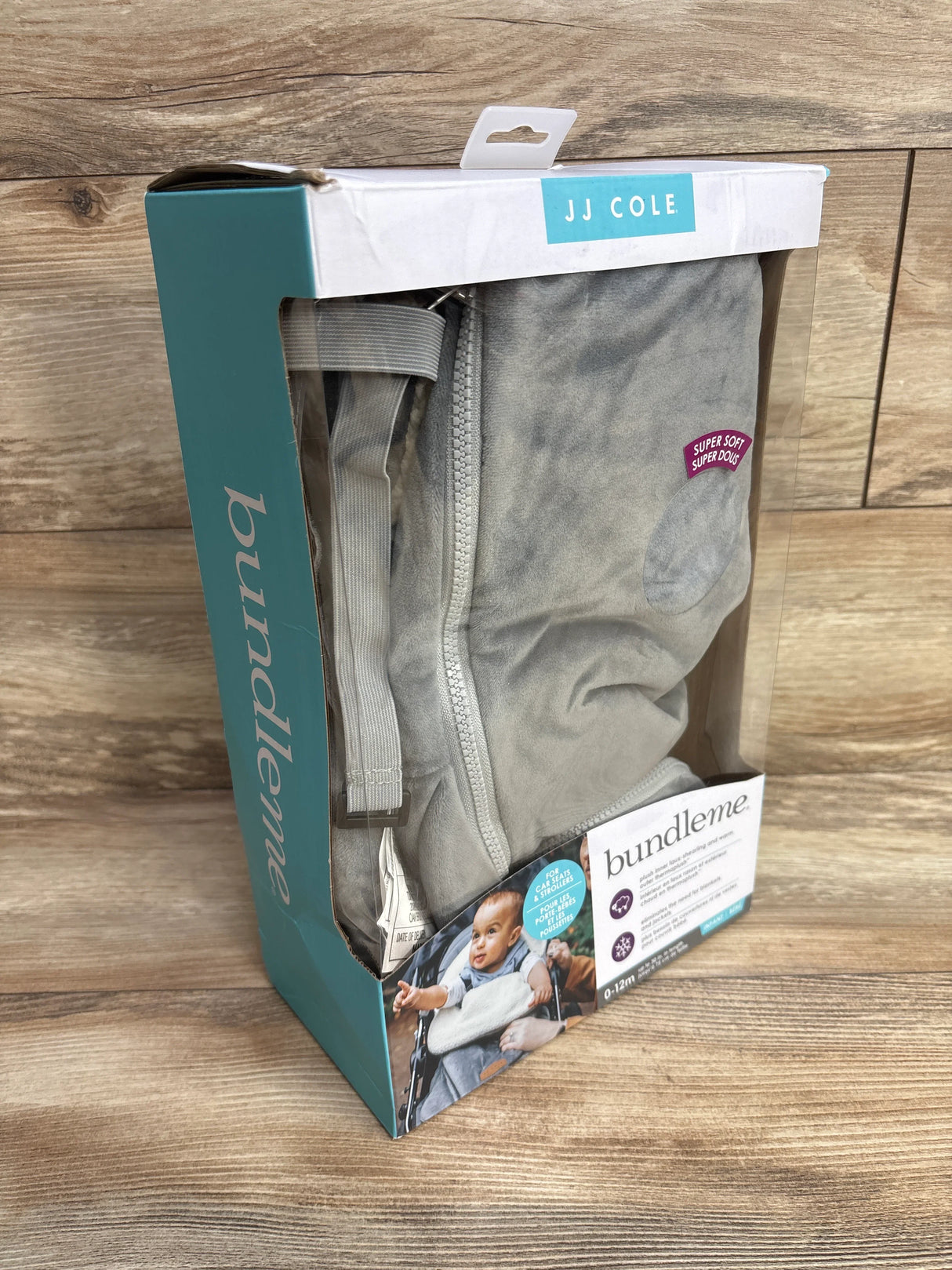 JJ Cole Bundleme Car Seat & Stroller Cover - Grey 0-12m