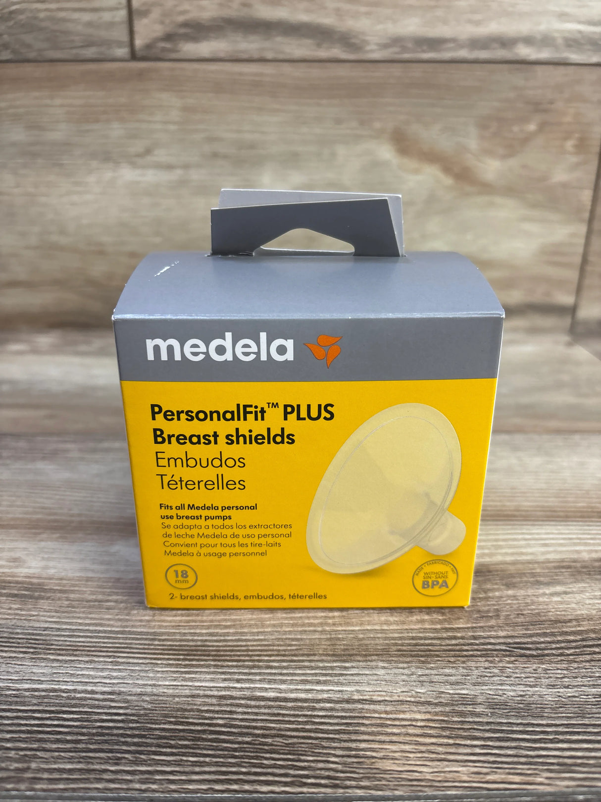 NEW Medela PersonalFit Plus Breast Shields, 2pk 18mm