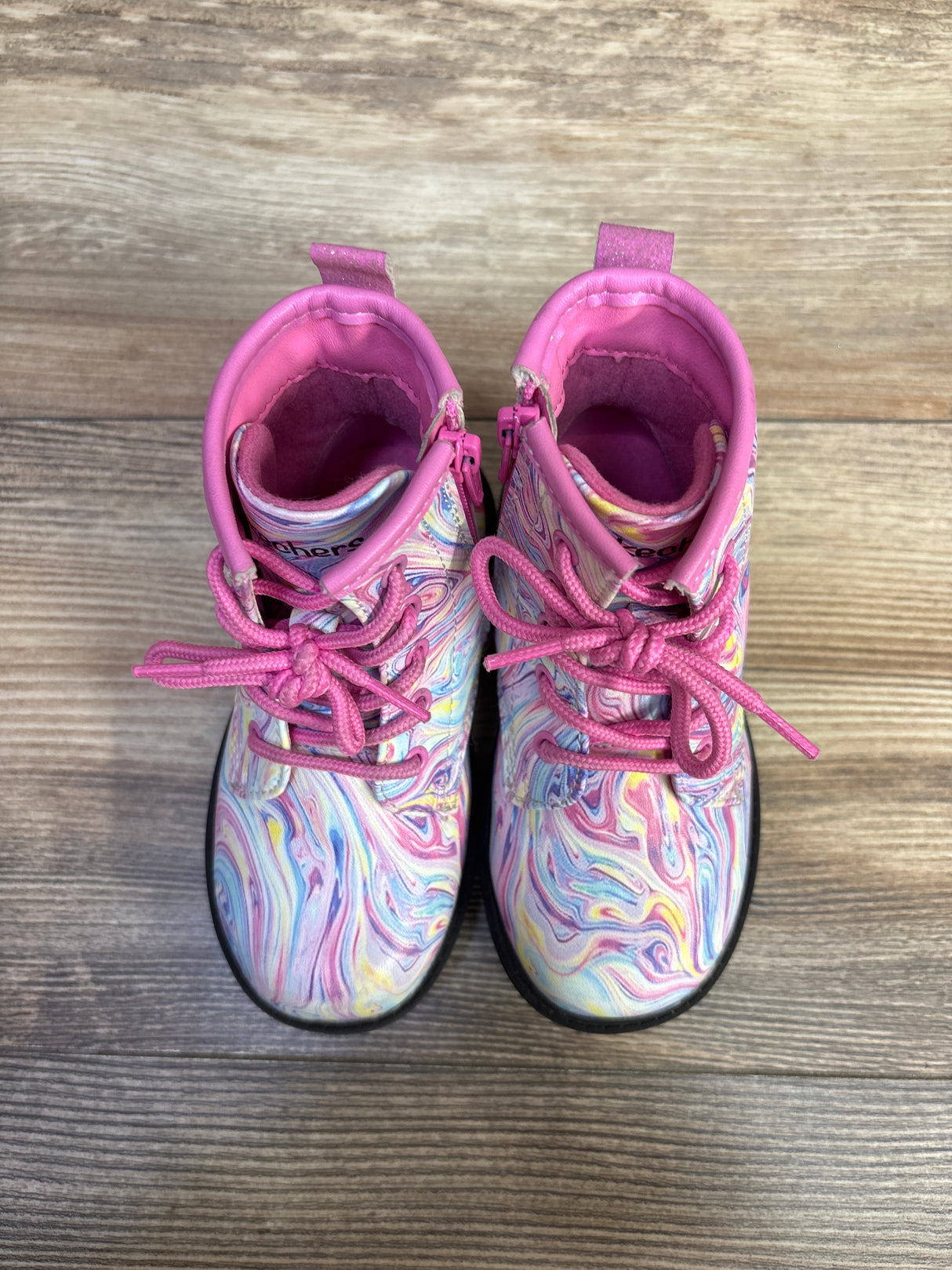 Sketchers Gravlen Color Whirl Boots Pink sz 7c