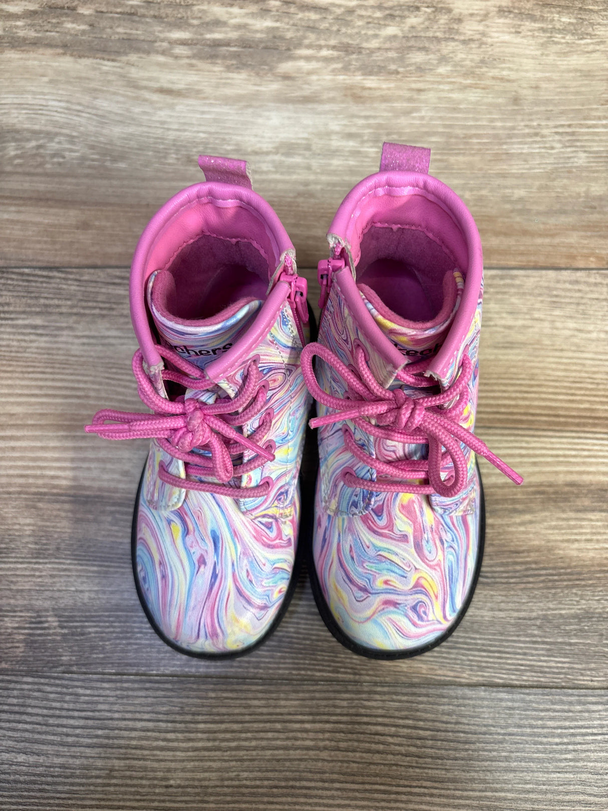Sketchers Gravlen Color Whirl Boots Pink sz 7c