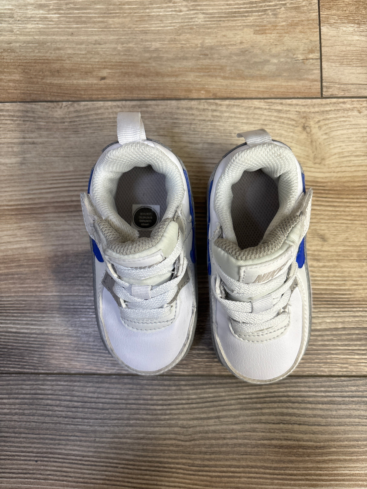 Nike Air Max 90 EasyOn TD 'White/ College Grey/ Summit White/ Racer Blue ' Sneakers sz 5c