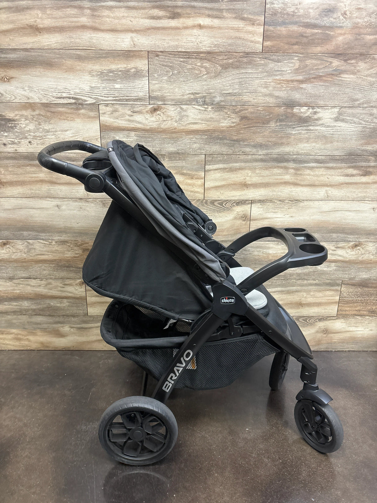 Bravo LE ClearTex Quick-Fold Stroller in Pewter