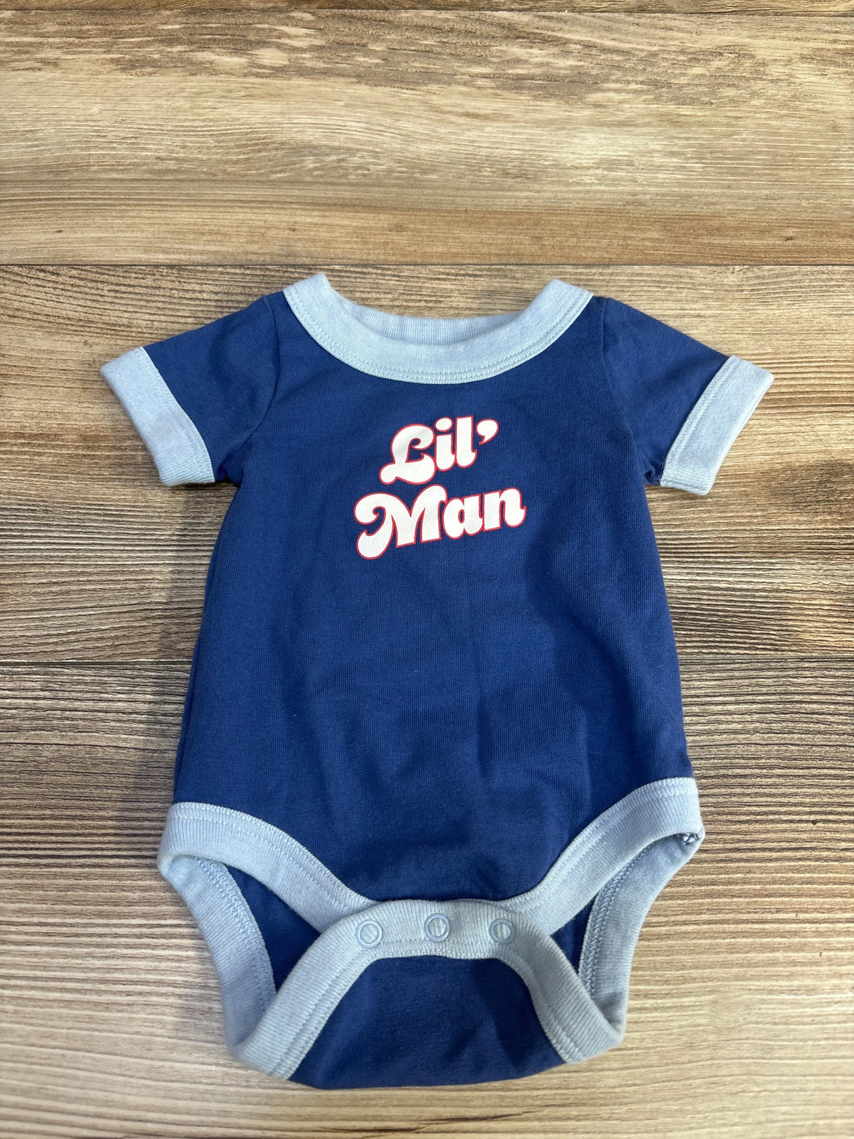 Cat & Jack Lil Man Bodysuit Blue sz Newborn