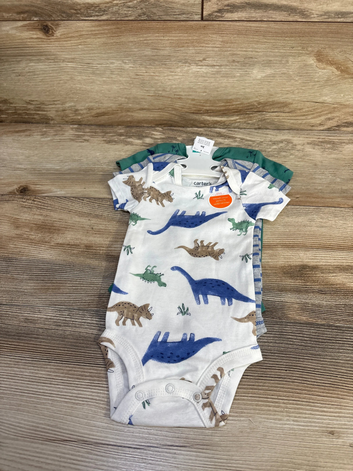 NEW Just One You 3pk Bodysuits White sz 3m