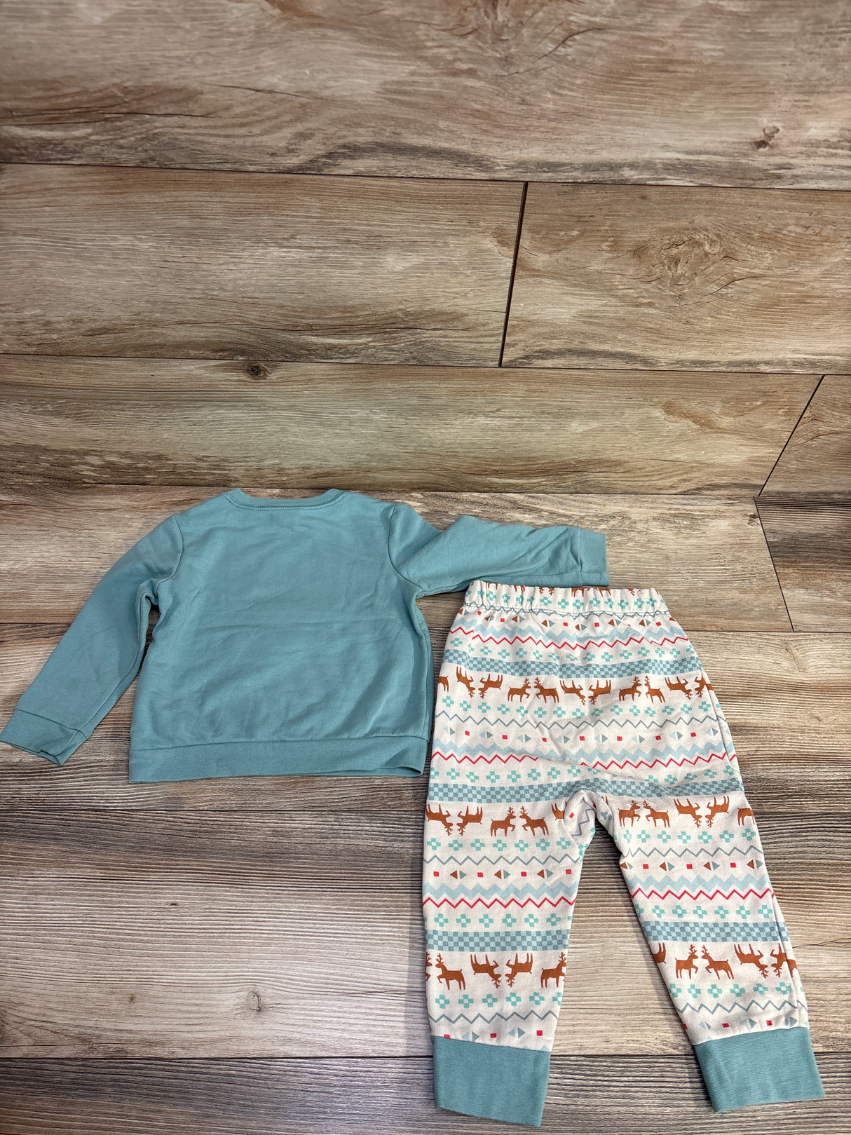 Cat & Jack 2pc Oh Deer! Sweatshirt & Pants sz 18m