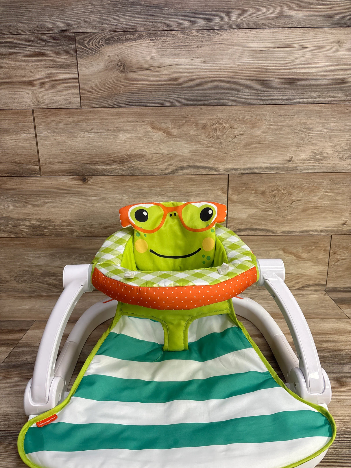Fisher Price Sit-Me-Up Floor Seat Citrus Frog