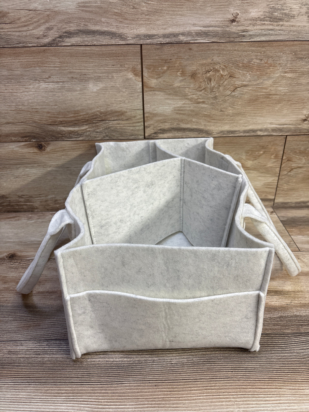 Parker Baby Co. Felt Diaper Caddy in Beige