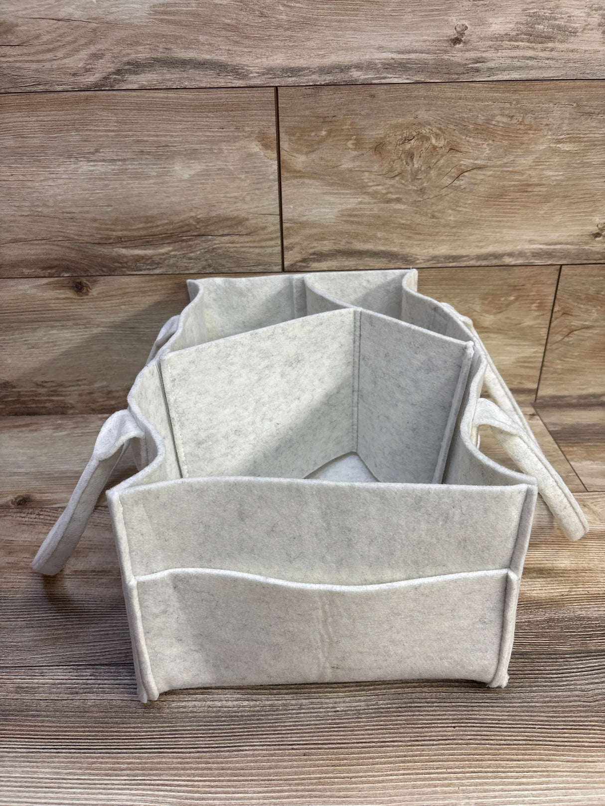 Parker Baby Co. Felt Diaper Caddy in Beige