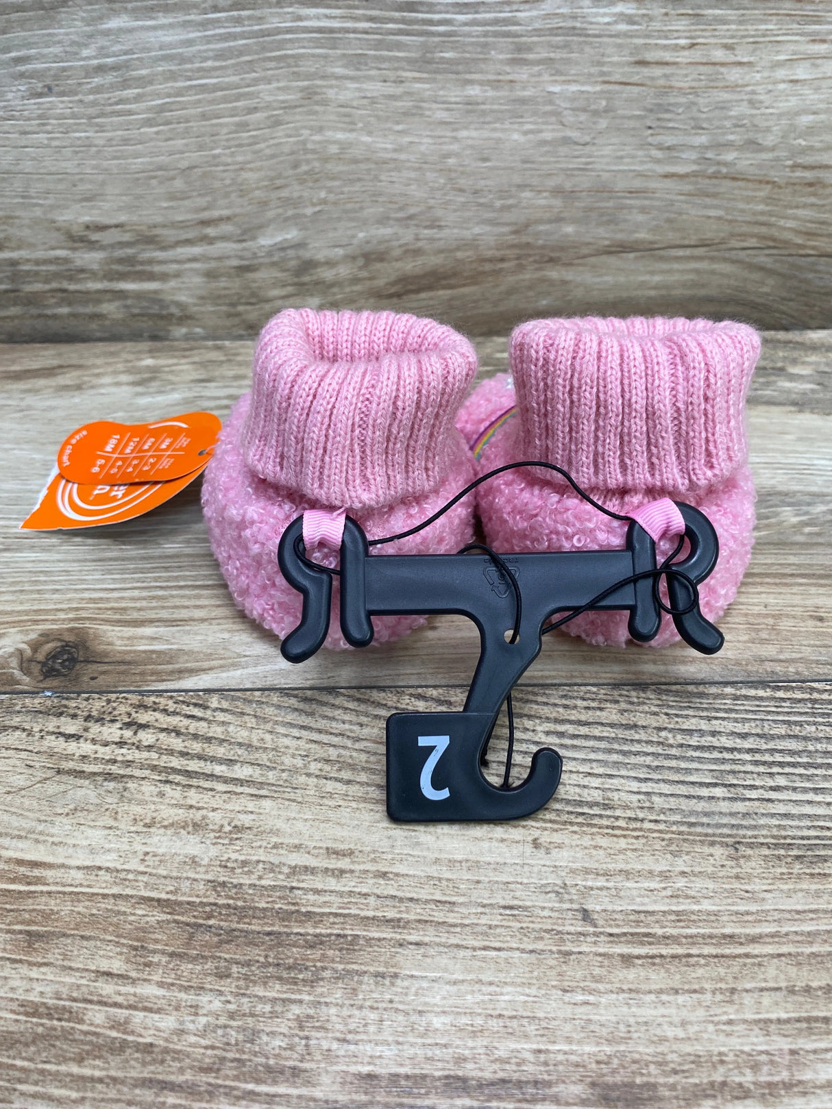 NEW Wonder Nation Rainbow Bootie Slippers Pink Sz 2c - Me n Mommy To Be