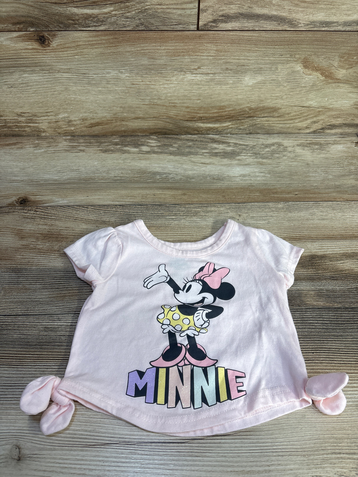 Disney Baby Minnie Mouse Shirt Pink sz 12m