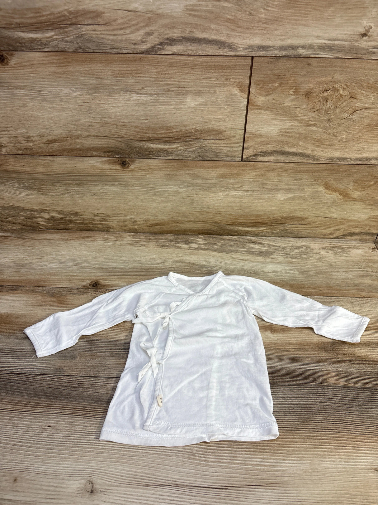 Mooroo Long Sleeve Kimono Shirt White sz 2T