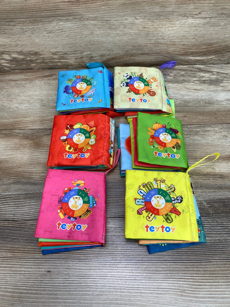 Teytoy 6Pc My First Soft Crinkle Cloth Book - Me n Mommy To Be