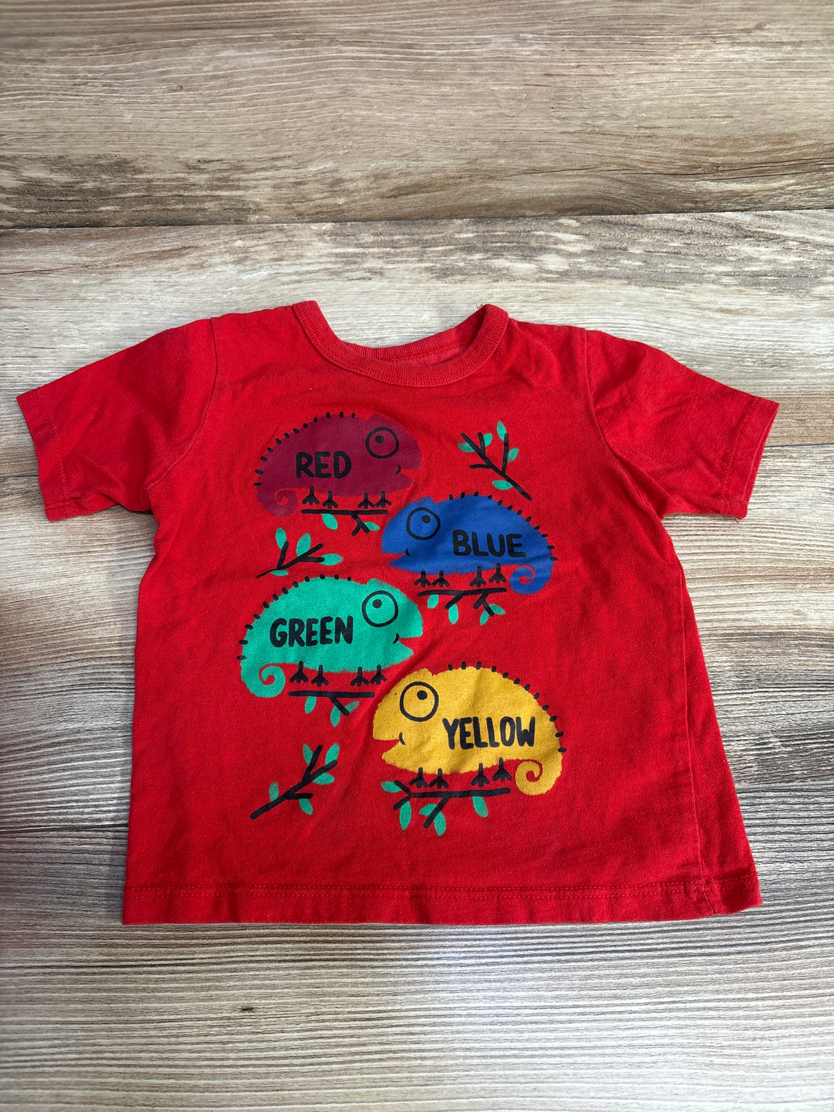 Children's Place Chameleon Shirt Red sz 2T