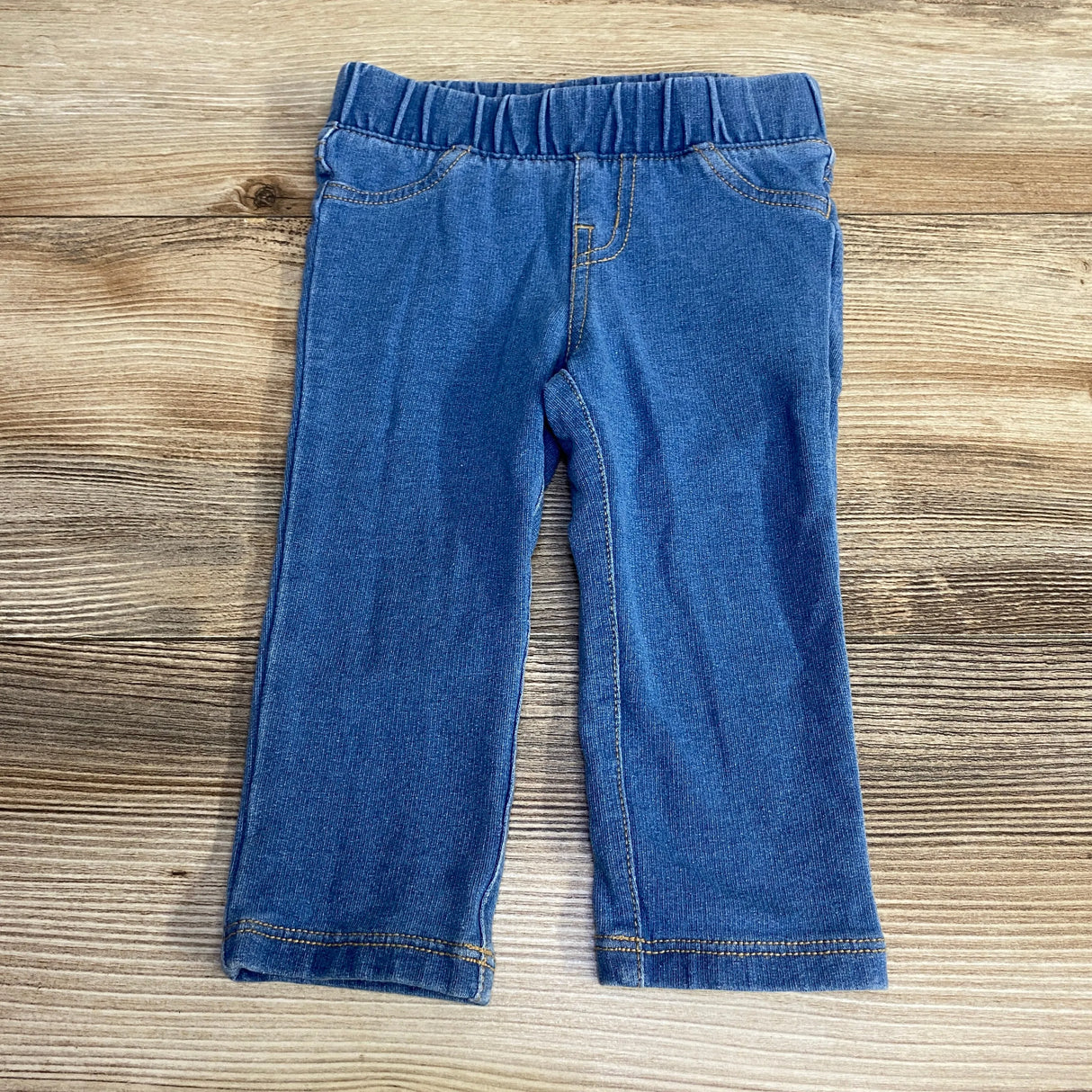 Cat & Jack Pull On Jeggings Blue sz 12m - Me n Mommy To Be