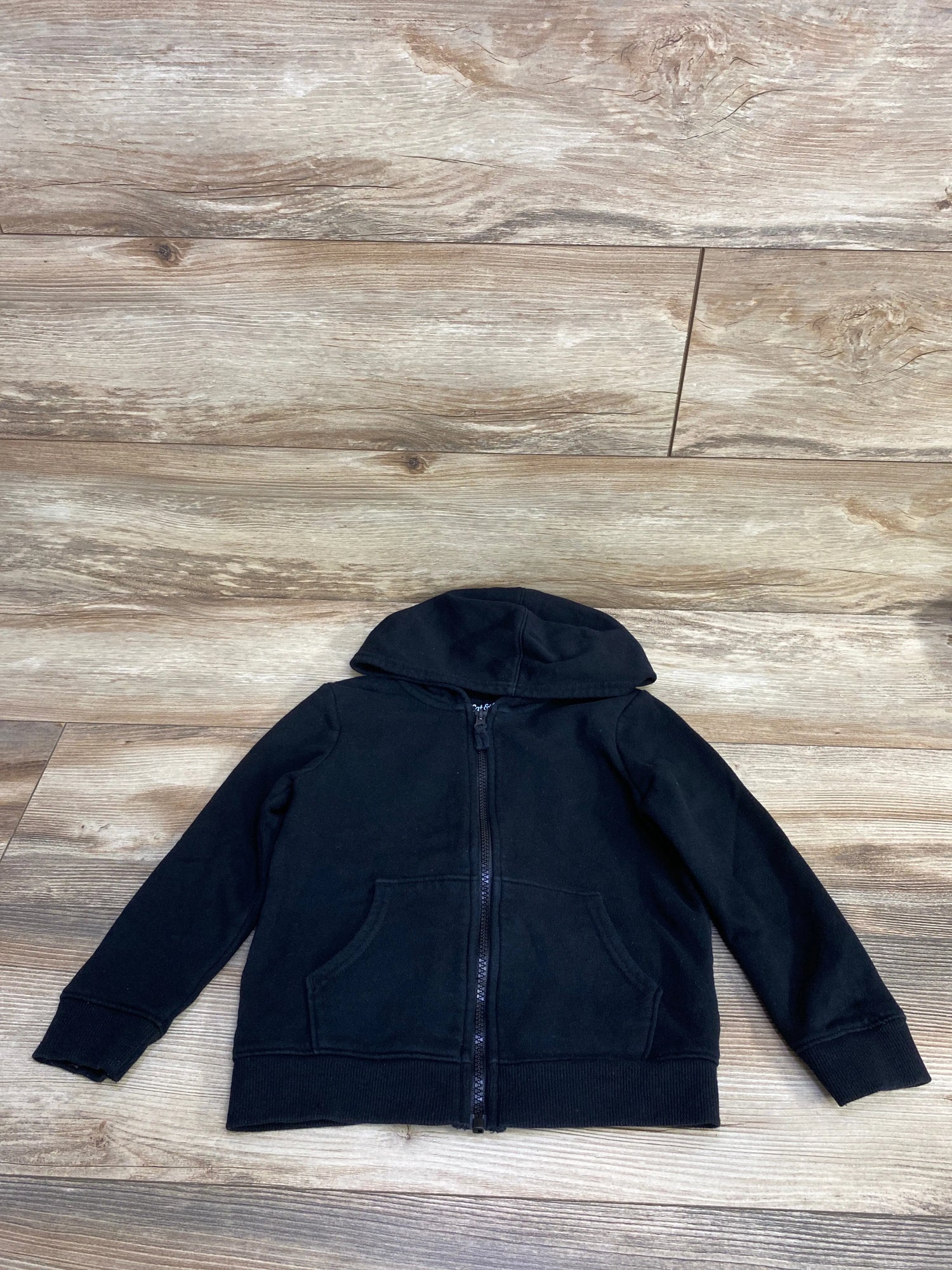 Cat & Jack Full Zip Hoodie Black sz 5T