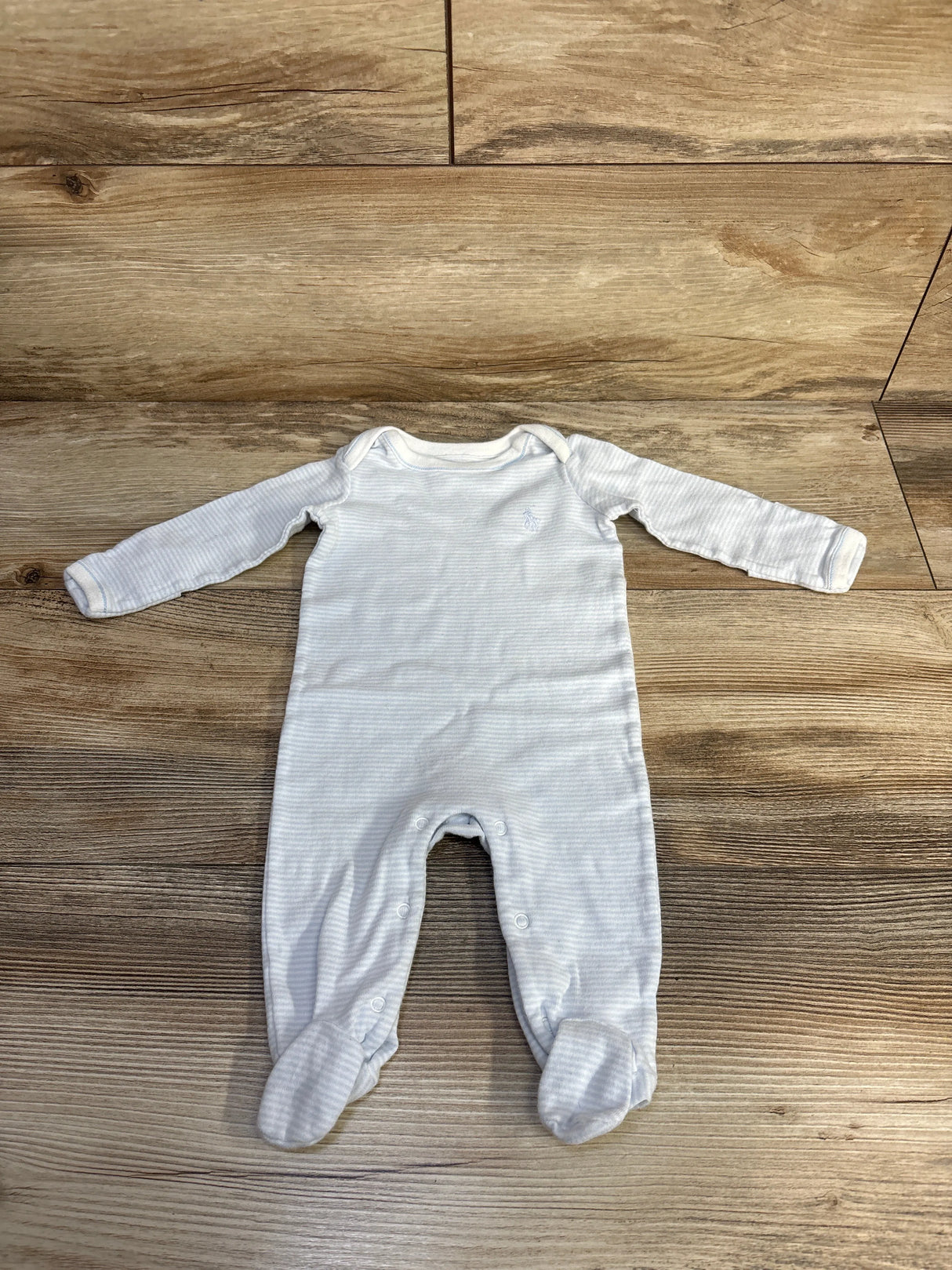 Ralph Lauren Striped Coverall White/Blue sz 3m