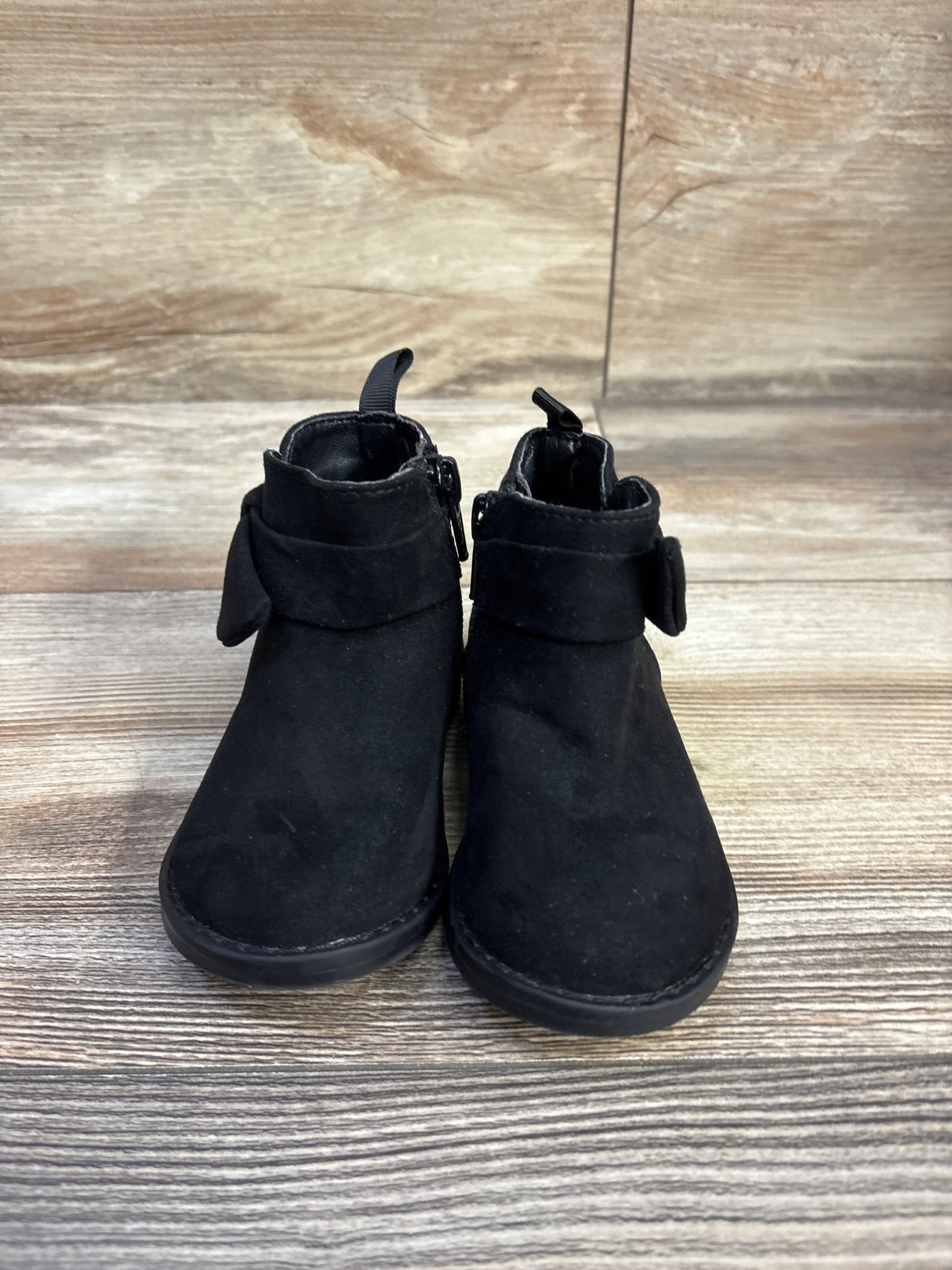 Baby Gap Bow Ankle Boots Black sz 5c