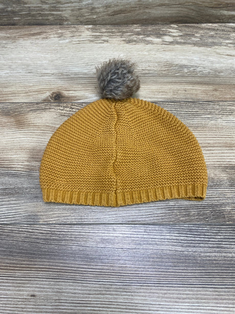 Knit Pom Beanie Honey Sz 18m - Me n Mommy To Be