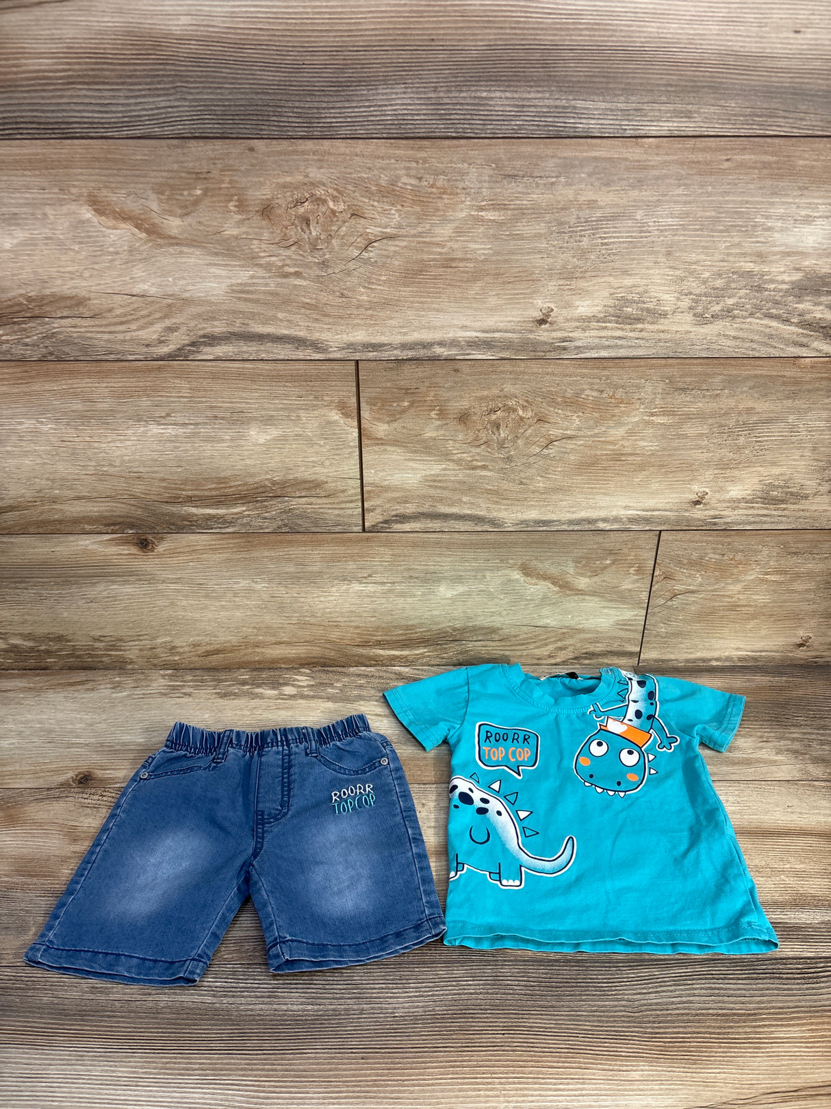 Pansee 2pc Shirt & Shorts Set Blue sz 18m
