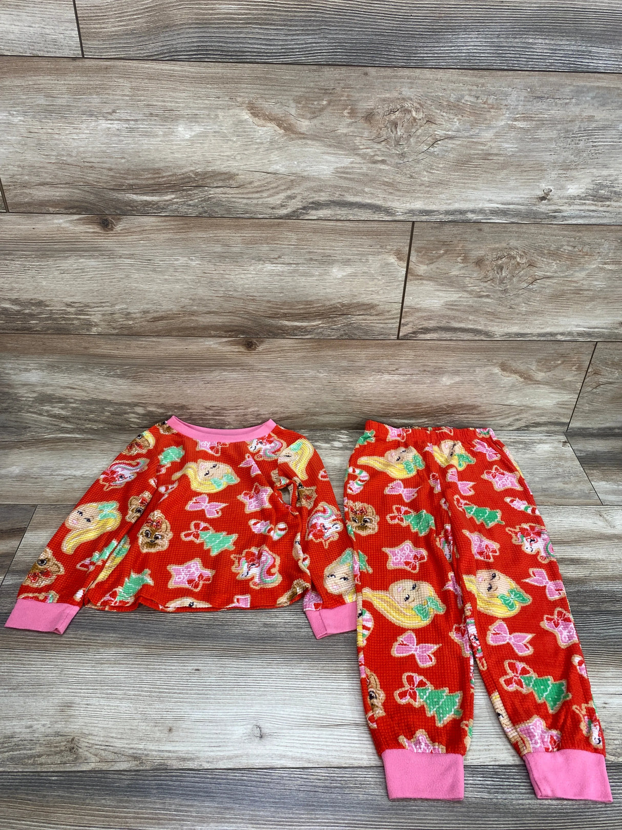 Nickelodeon Jojo Siwa 2pc Christmas Pajama Set Red sz 4-5T - Me n Mommy To Be