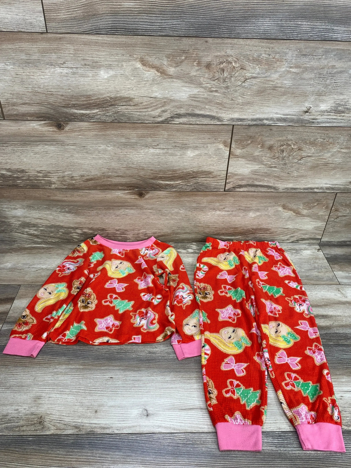 Nickelodeon Jojo Siwa 2pc Christmas Pajama Set Red sz 4-5T - Me n Mommy To Be