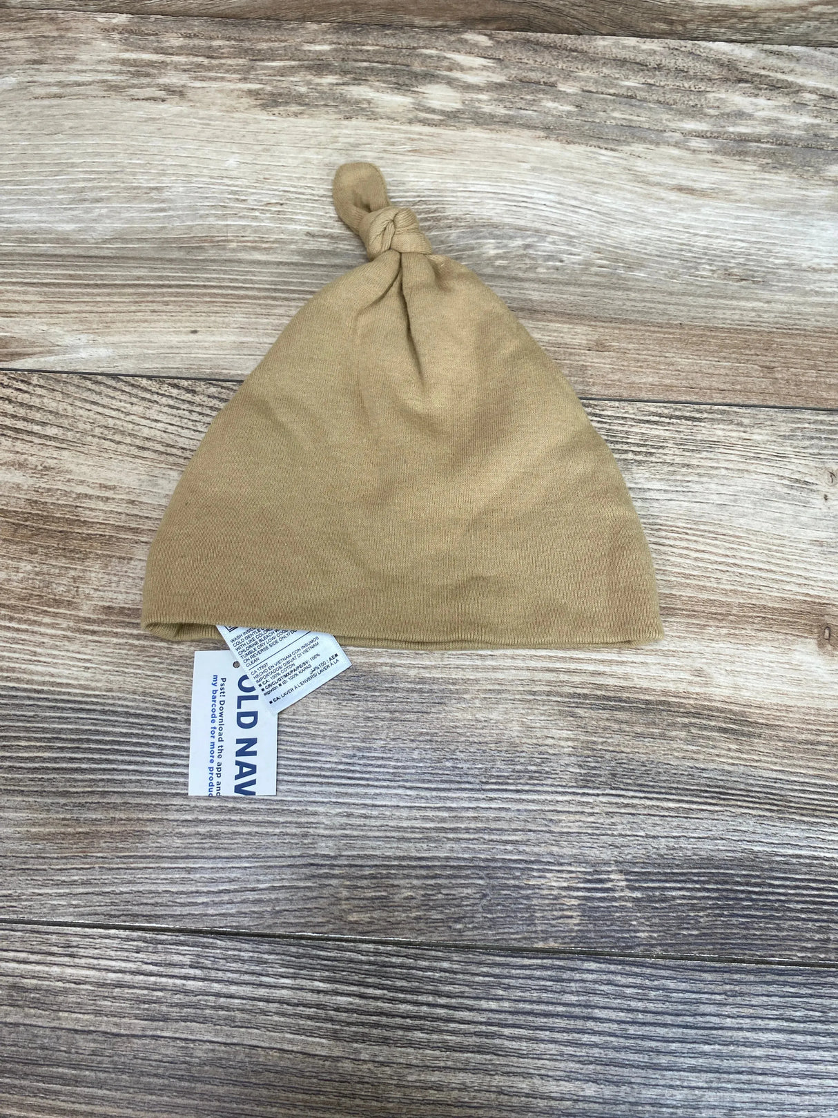 NEW Old Navy Knot Beanie Beige 0-3m - Me n Mommy To Be