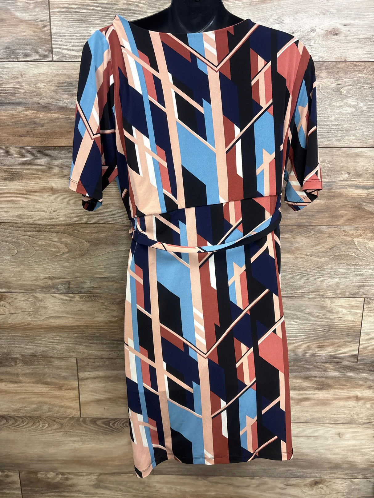 Motherhood Maternity Geometric Wrap Nursing Dress sz XL