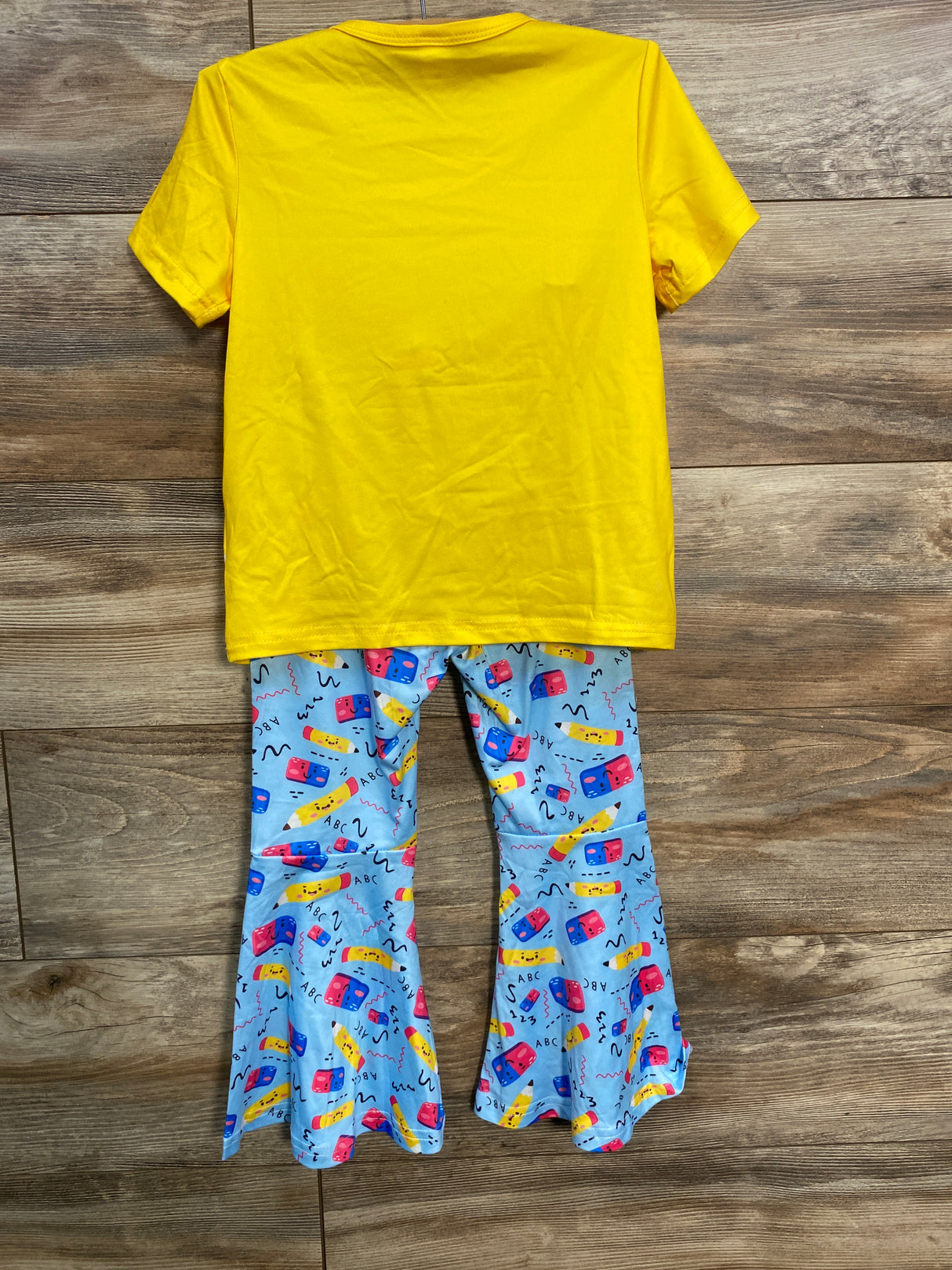NWOT Shein 2pc Shirt & Pants Set Yellow sz 5T