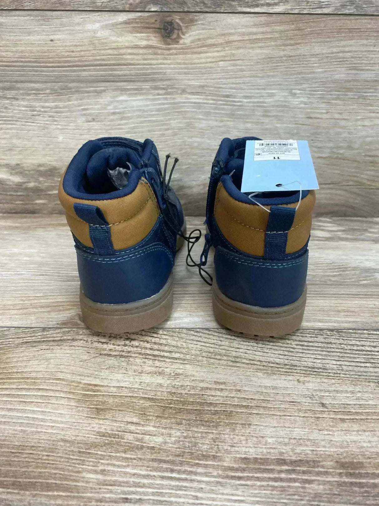 NEW Cat & Jack Toddler Slip-On Zipper Chukka Boots Blue Sz 11c - Me n Mommy To Be