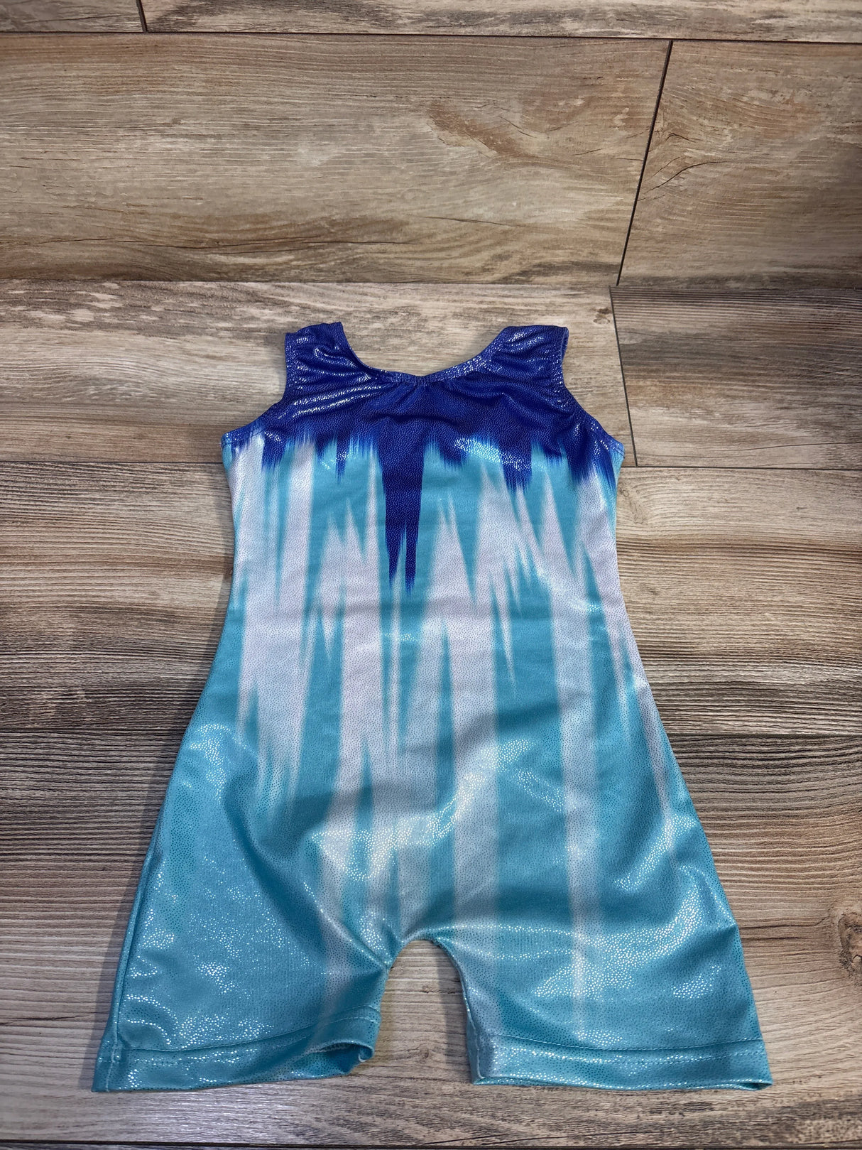 Weebloom Gymnastics Leotard Blue sz 2/3T