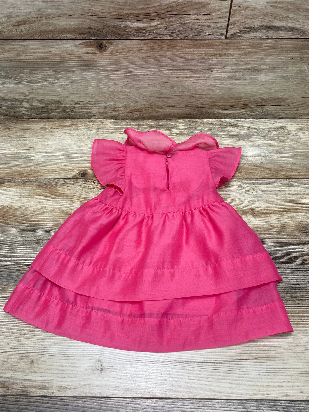 Cat & Jack Flutter Sleeve Dress Pink sz 6-9m - Me n Mommy To Be