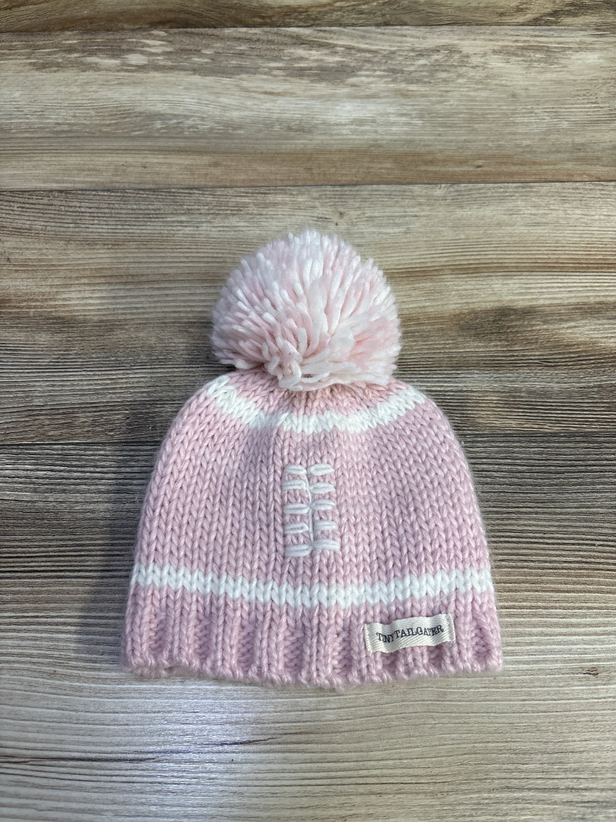 So 'Dorable Knit Pom-Pom Beanie Pink sz 0-12m