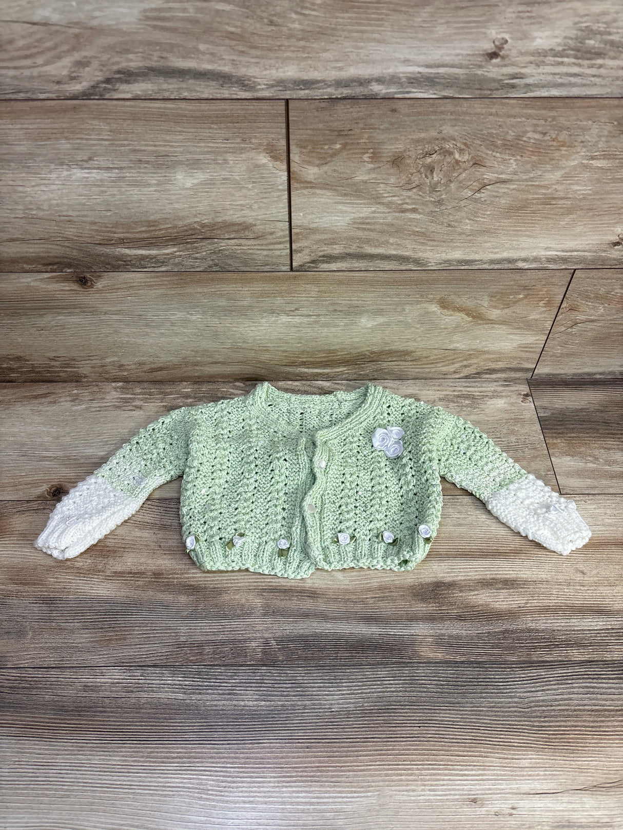 Sequence Chunky Knit Sweater Green sz 2T
