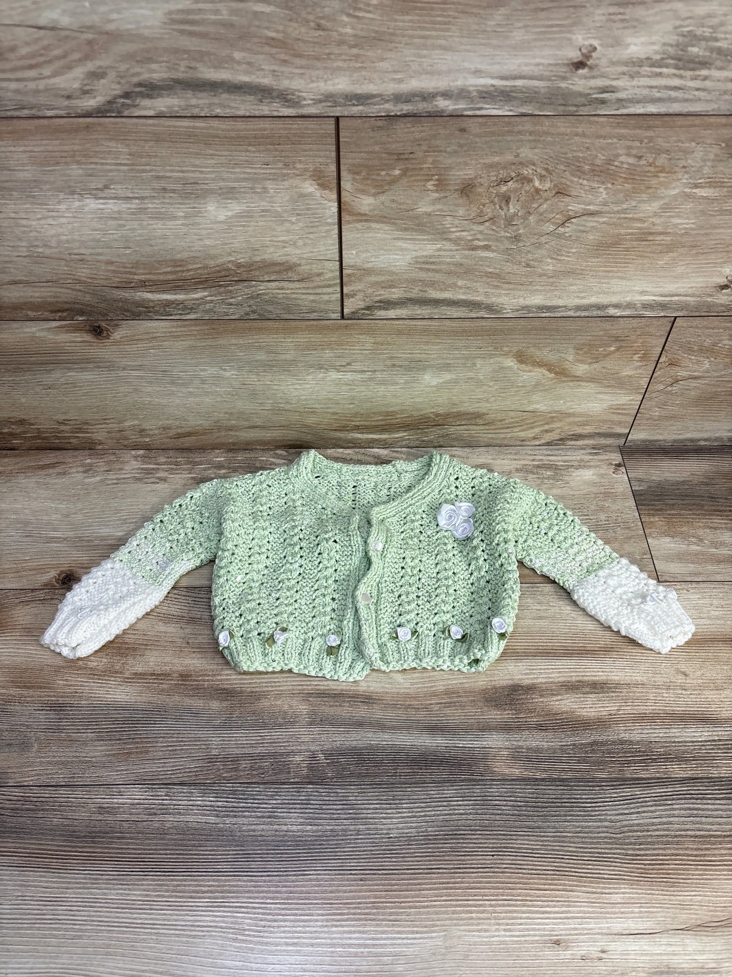 Sequence Chunky Knit Sweater Green sz 2T