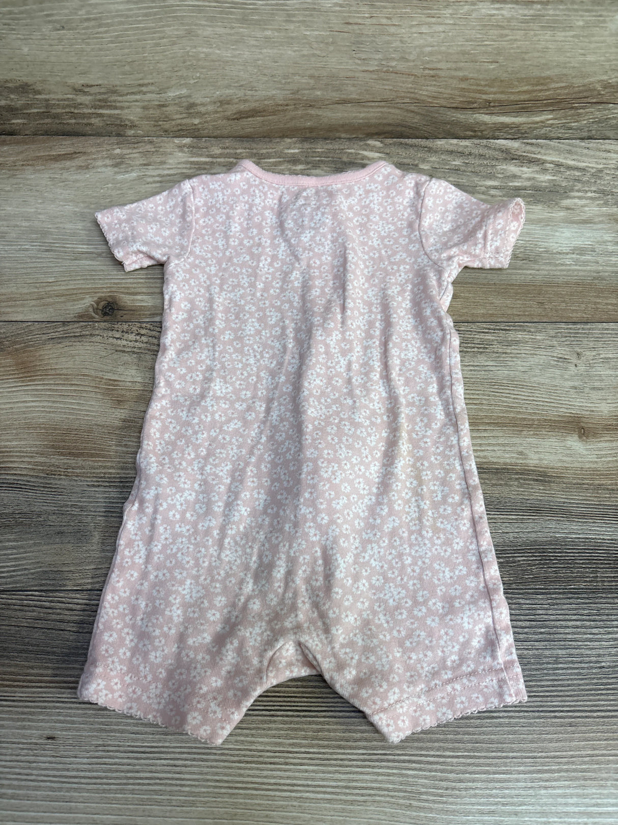 Carter's Floral Shortie Sleeper Pink sz 12m