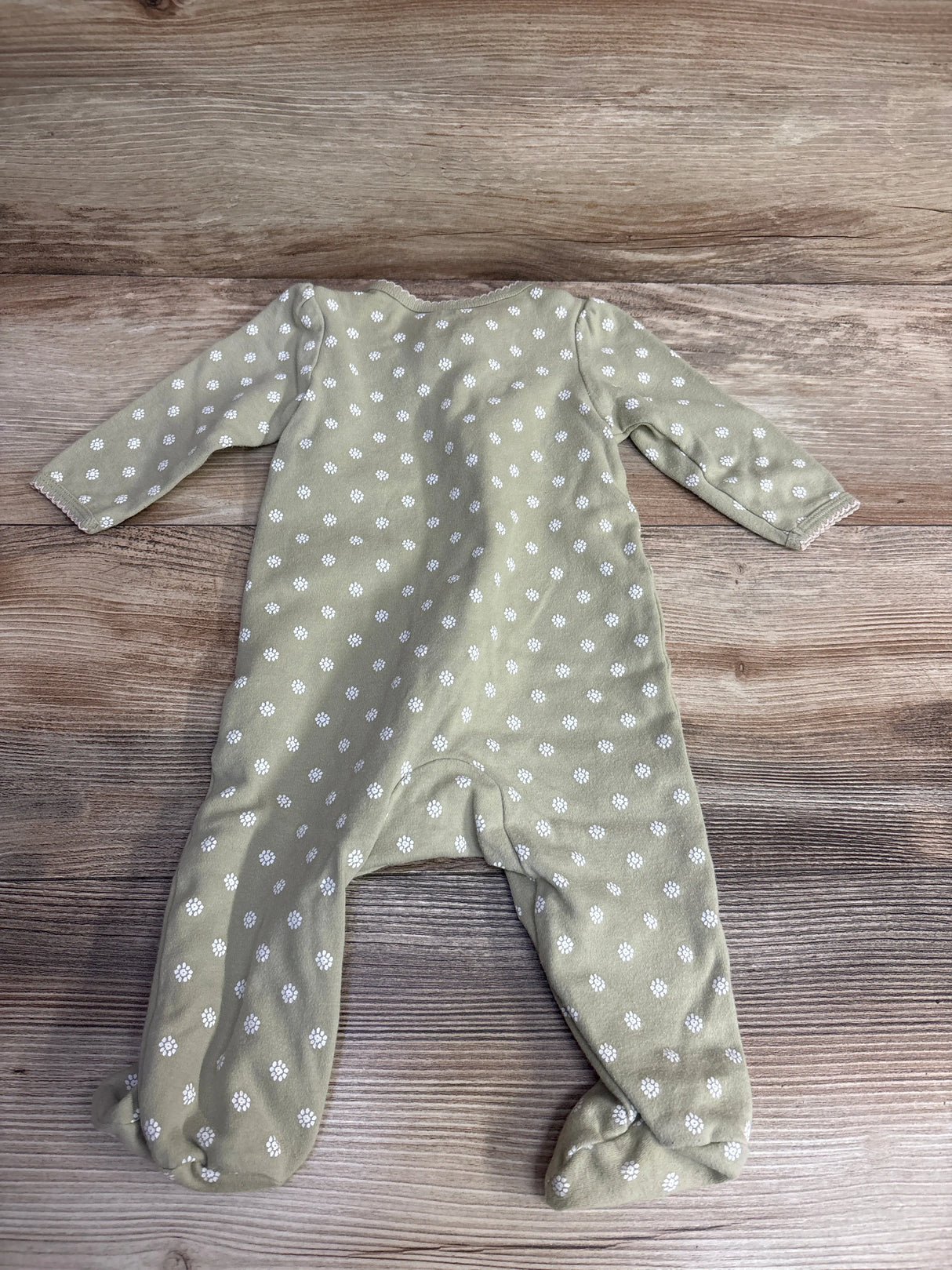 Carter's Bunny Sleeper Sage sz 6m