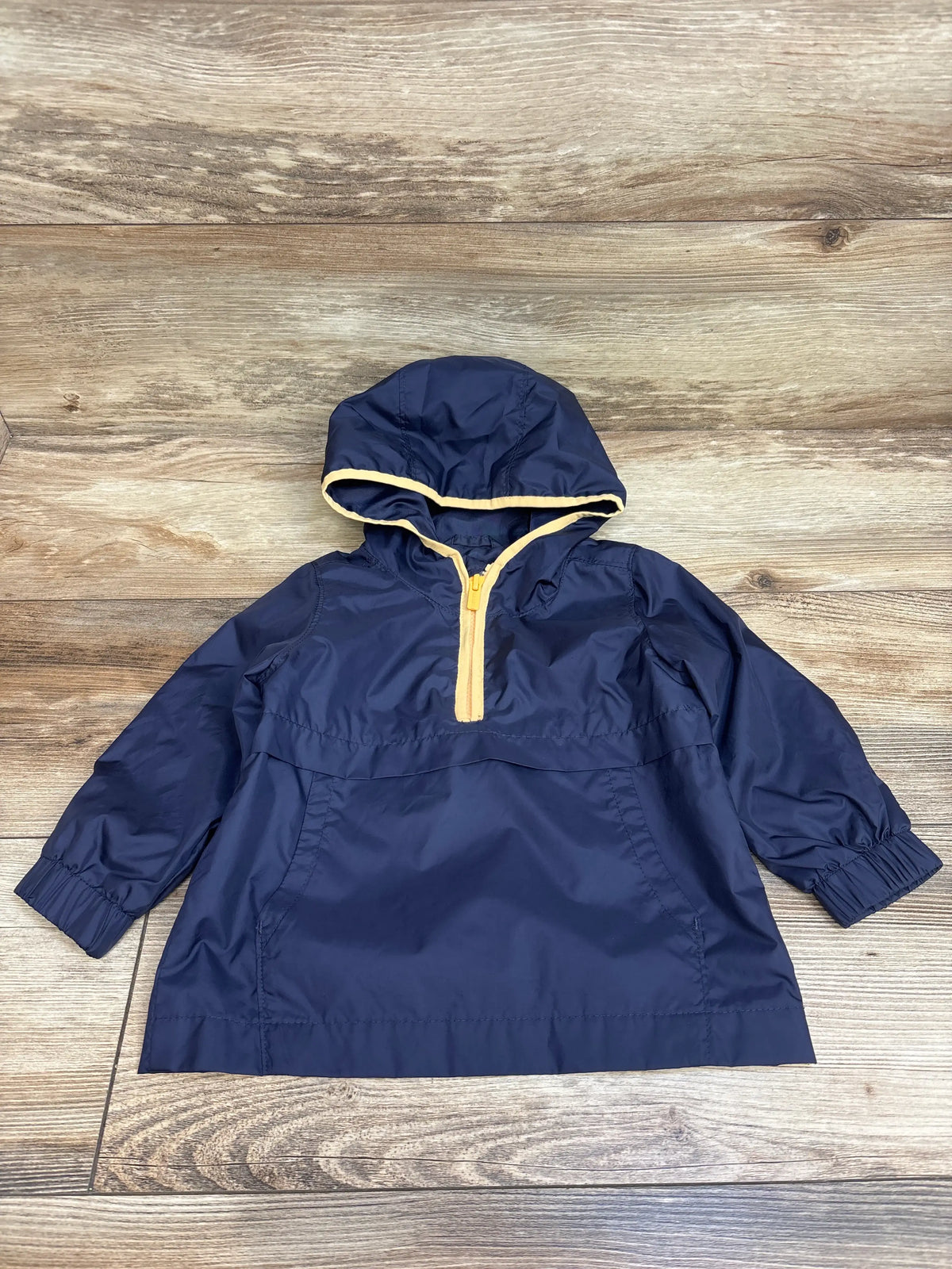 Old Navy Half-Zip Anorak Rain Jacket Navy sz 18-24m