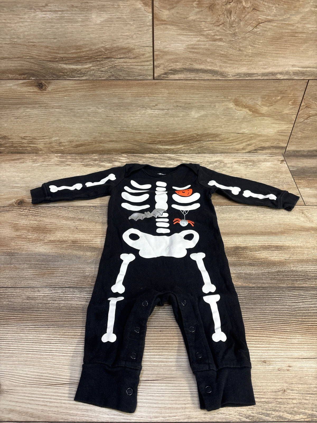Carter's Skeleton Coverall Black sz 6m
