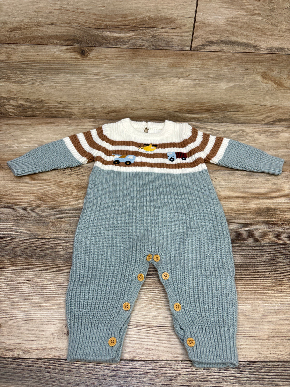 NEW Shein Knit Coverall White sz 3-6m
