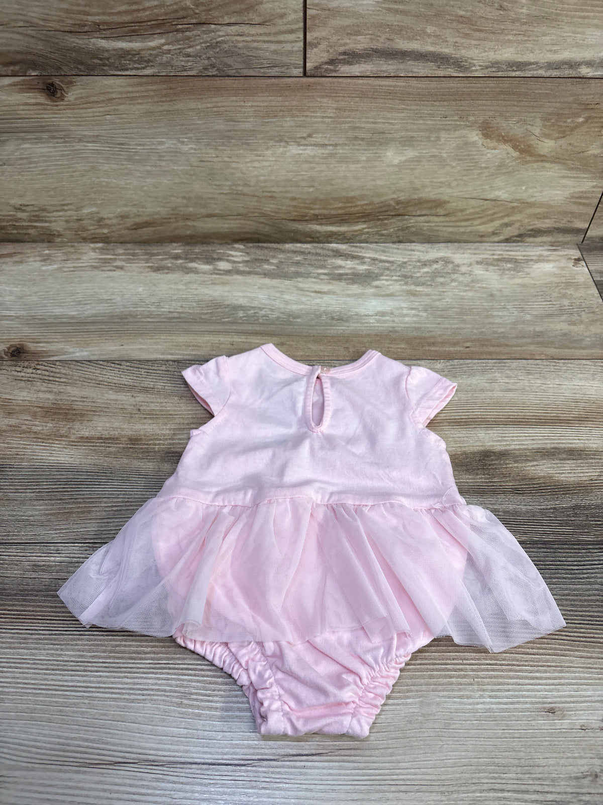 First Impressions Tulle Bodysuit Dress Pink sz 0-3m