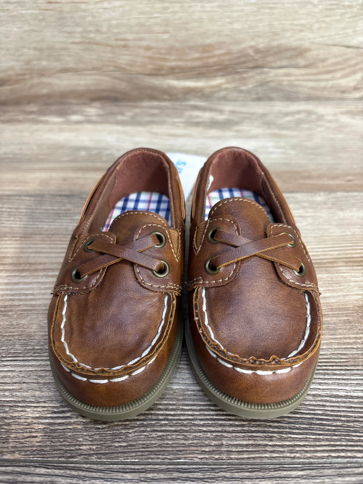 NEW Carter's Bauk Boat Shoes Brown sz 6c
