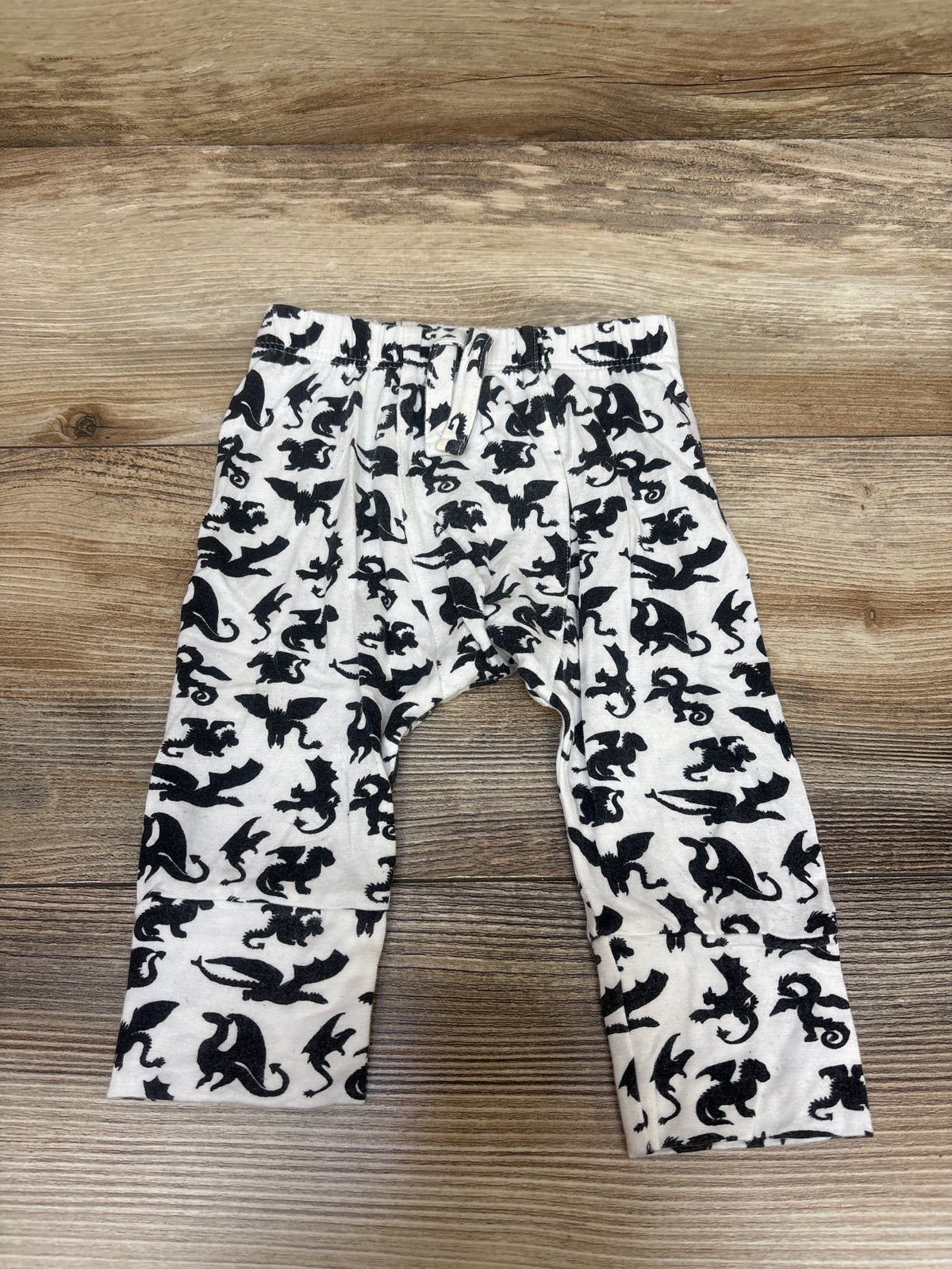 Kate Quinn Bamboo Dragon Print Pants White sz 6-12m