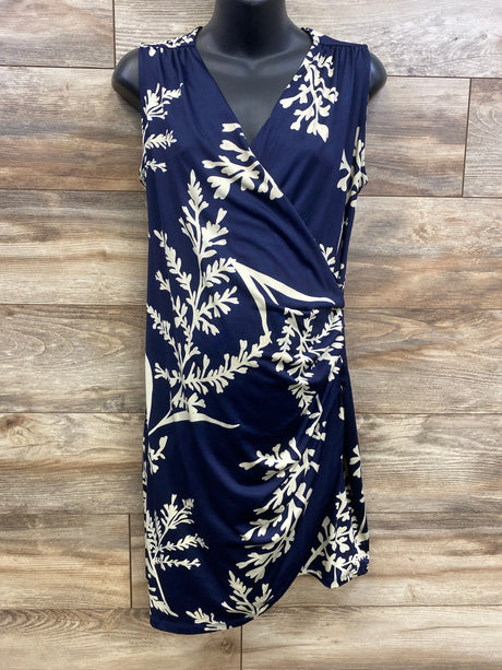 Lilac Sleeveless Dress Navy sz Large - Me n Mommy To Be