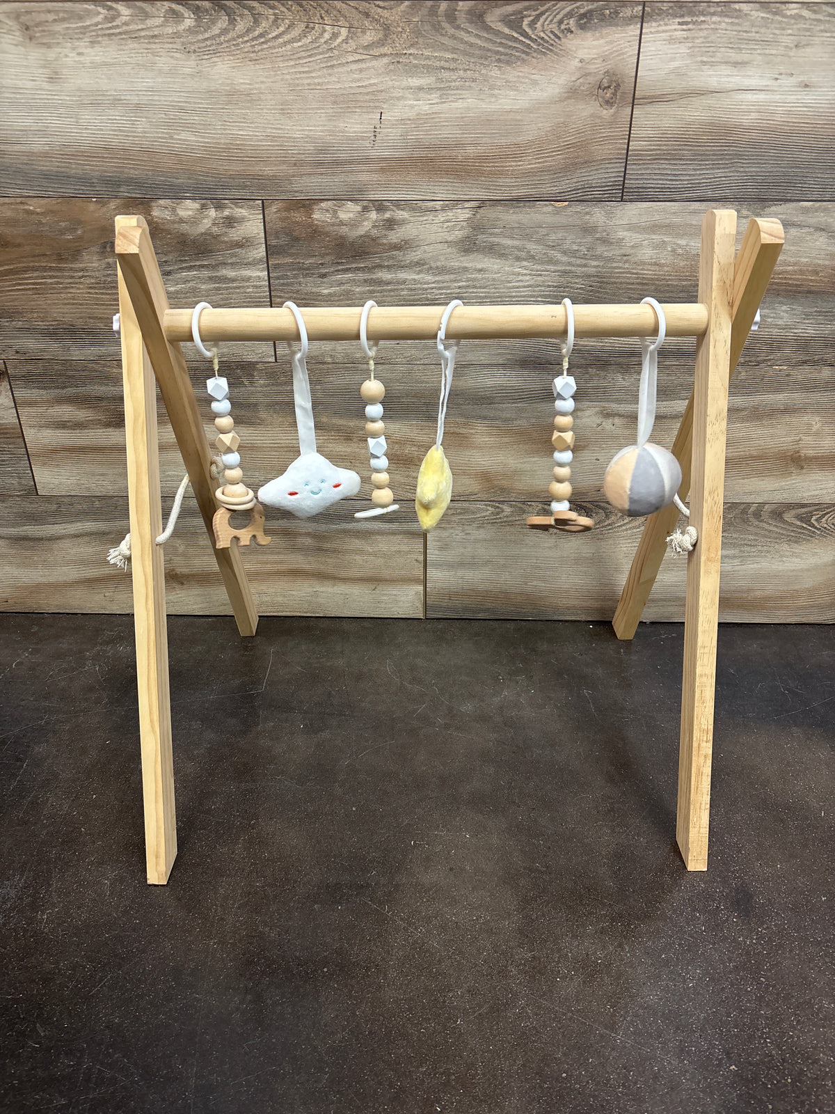 Mallify Wooden Baby Activity Gym