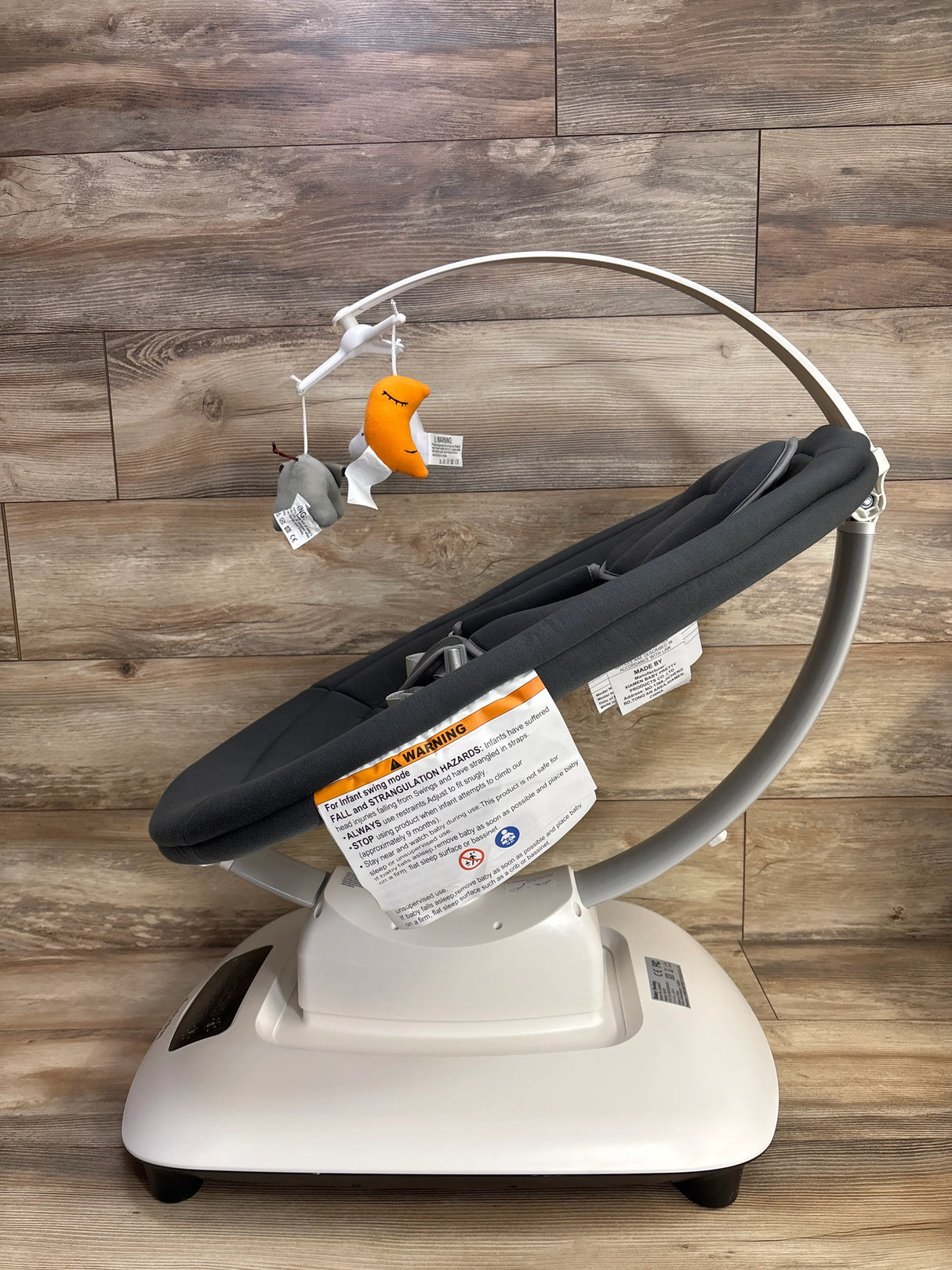 Ezebaby Electric Baby Swing Bluetooth Enabled & Remote Control - Grey